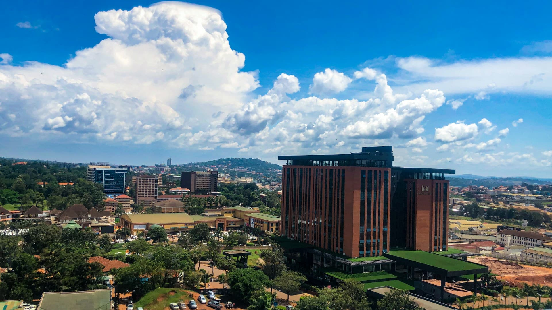 Kampala at golden hour