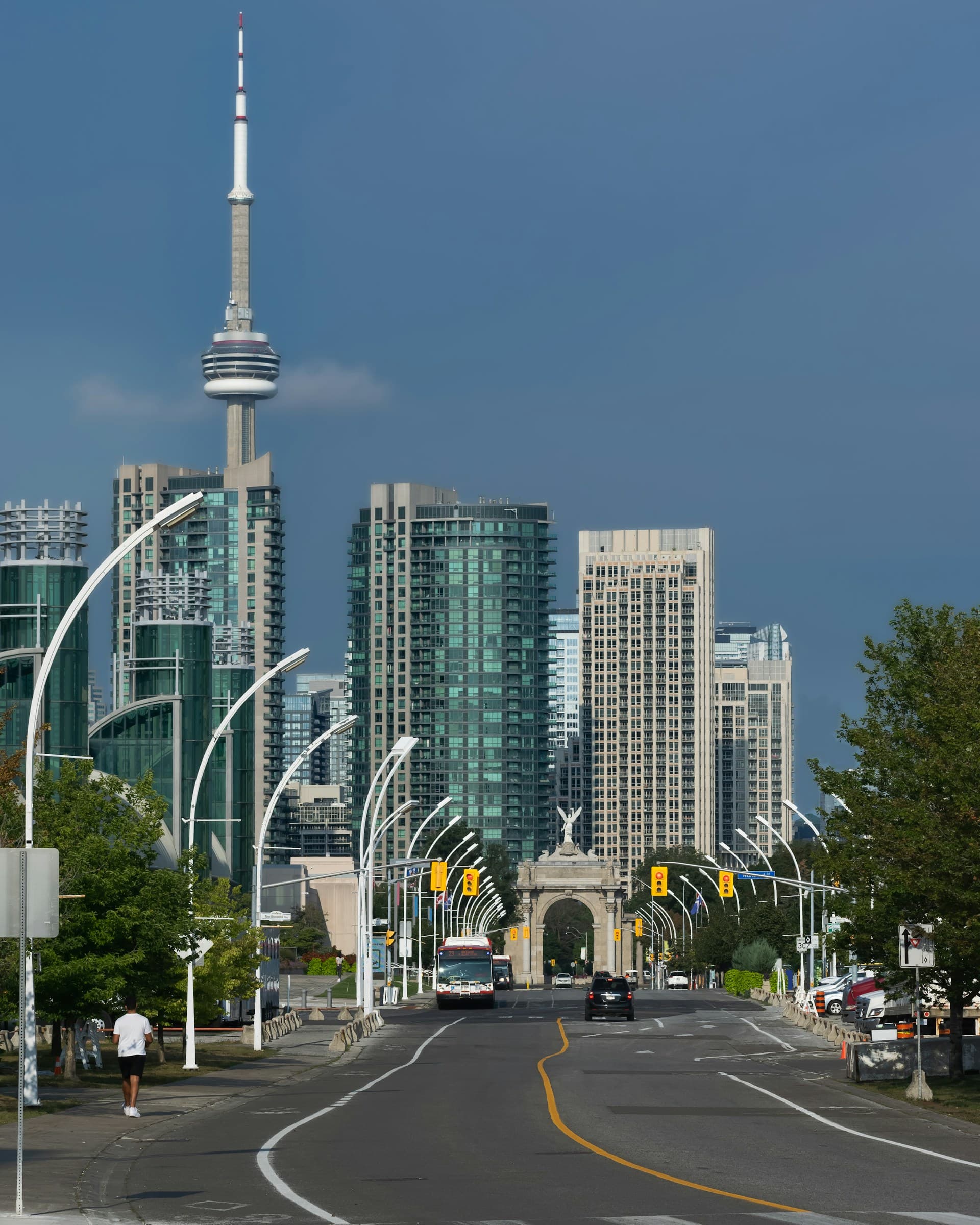 Toronto skyline across Lake Ontario